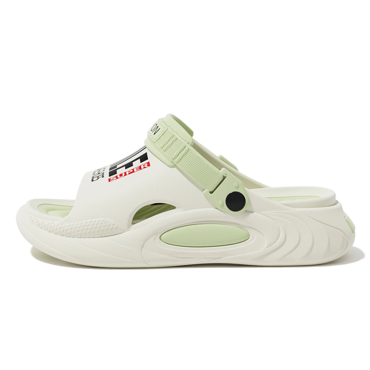 EVA Men Hole Shoes Thick Bottom Height Increase Outdoor Slippers Comfortable Breathable Sports Slippers