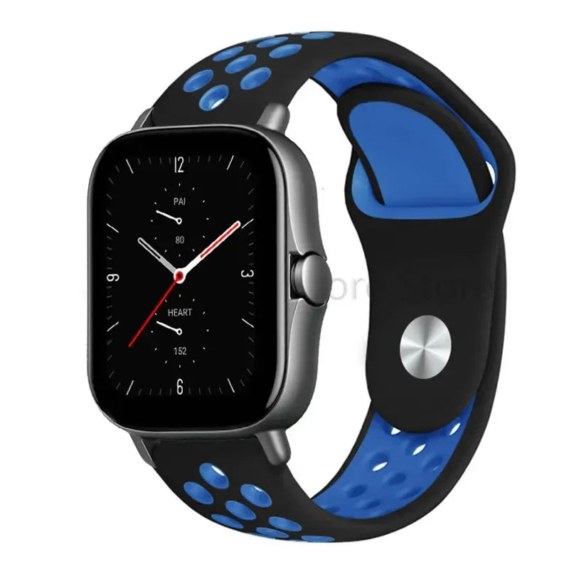 20mm/22mm Watch strap For Amazfit GTS 4-3-2e Mini/GTR 4-3-2 47mm/GTR 2e/stratos 3 sport Bracelet Amazfit Bip 5/Bip 3 pro strap