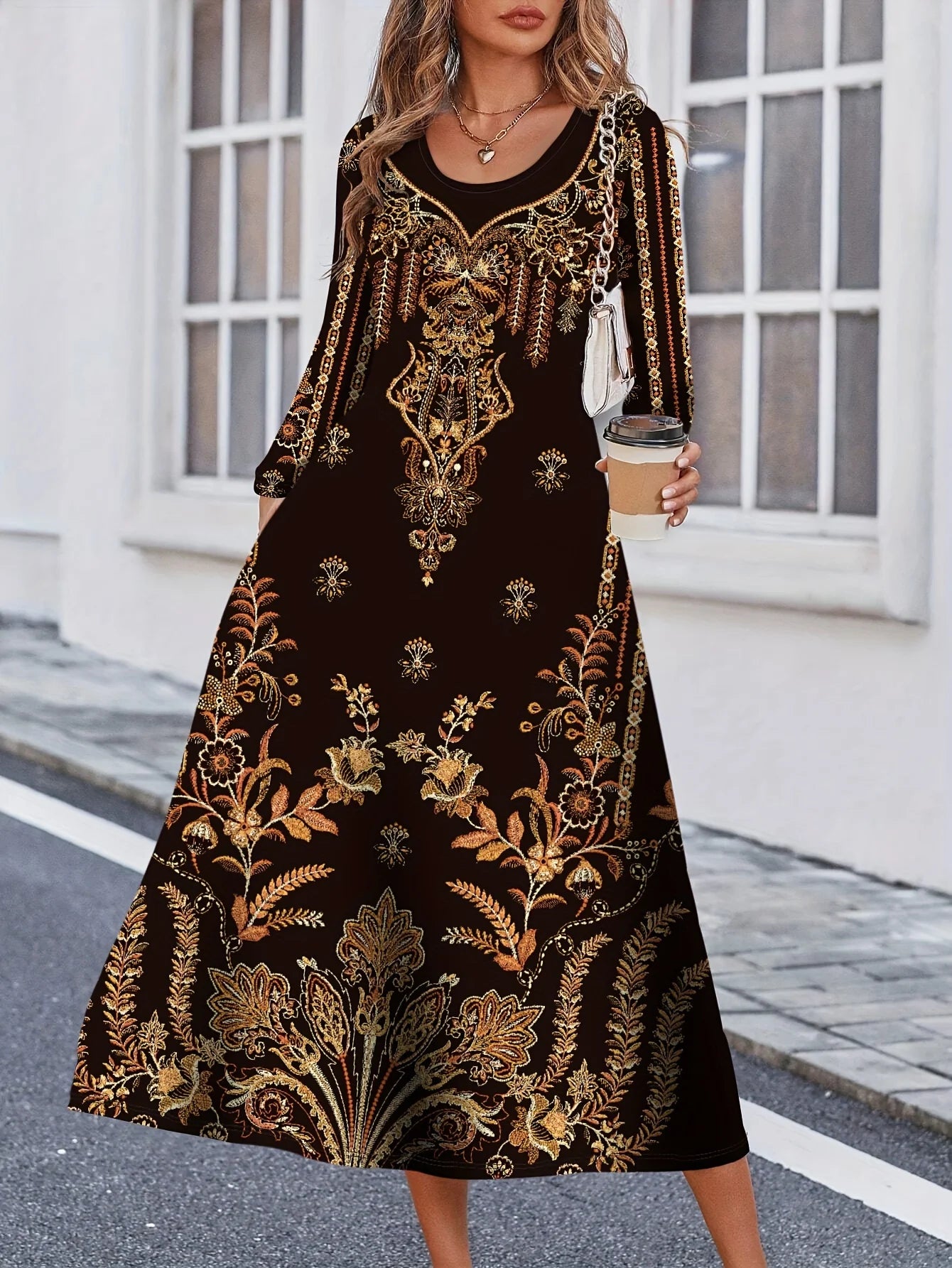 Fashion Elegant Women Dress Loose Casual Dress Women Dress New Temperament