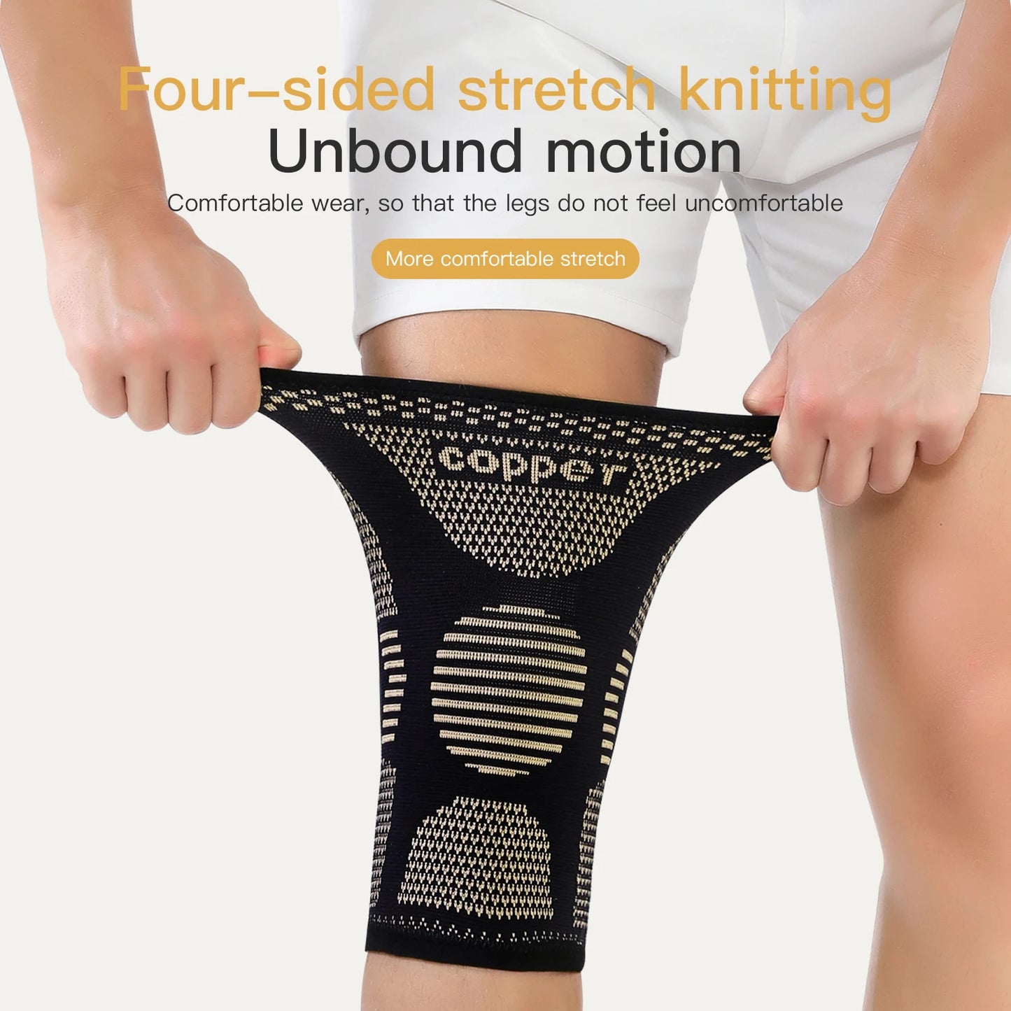 Copper Knee Brace for Arthritis Pain Support-Copper Knee Sleeve for knee pain Compression sleeve for Sports,Knee Pain Relief