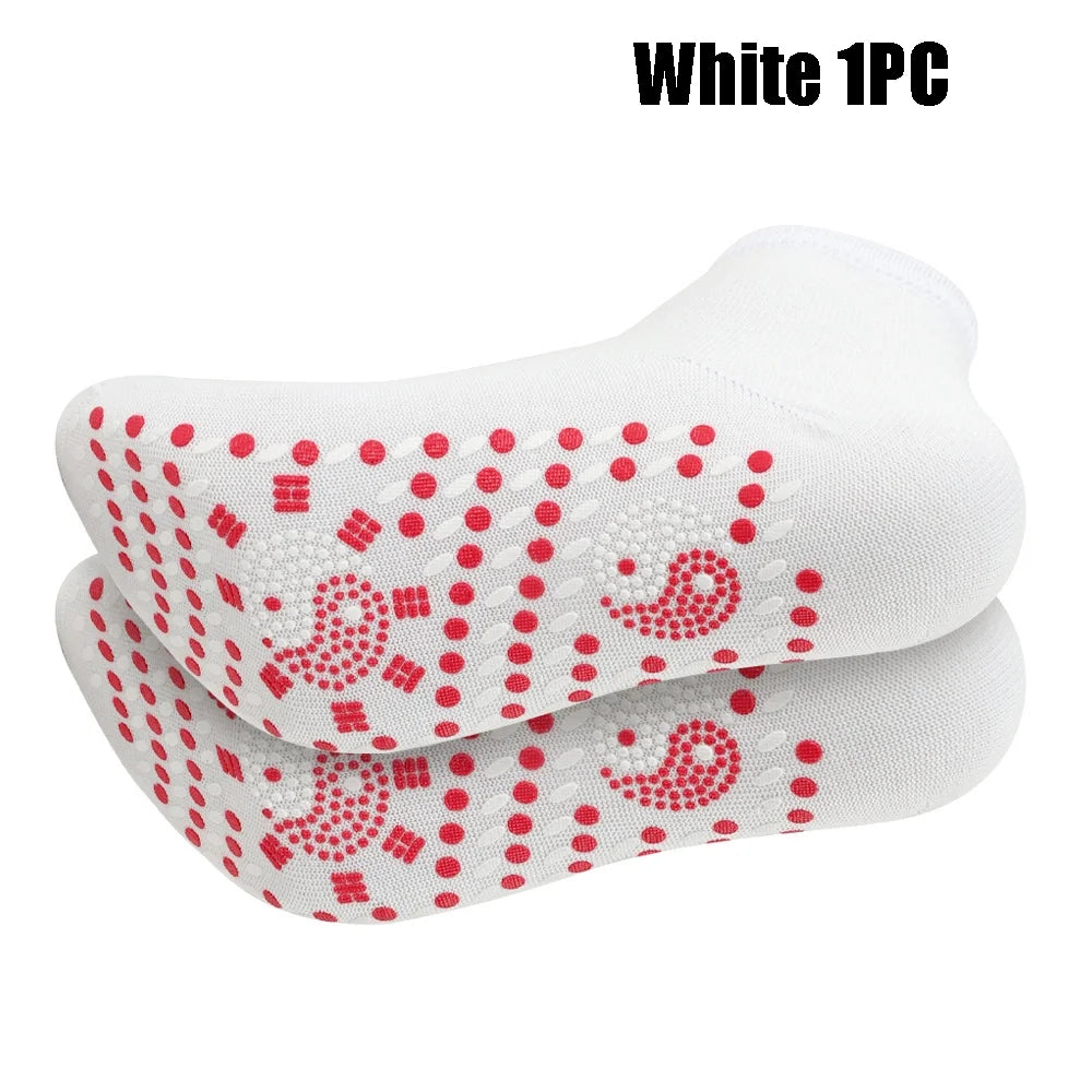1-10pairs Tourmaline Self-Heating Socks Winter Warm Thermal Health Care Socks Floor Socks Absorption Deodorant Warm Socks