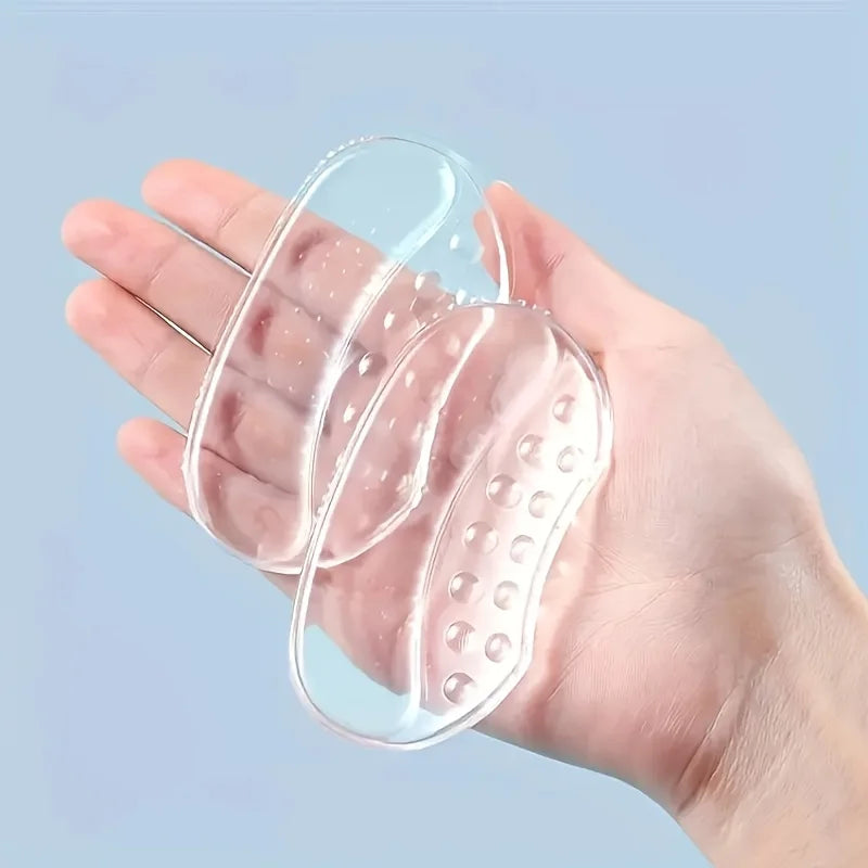 1Pair Heels Grips Silicone Heel Stickers for Women Men Anti Slip Heel Cushions Non-Slip Inserts Pads Foot Heel Care Protector