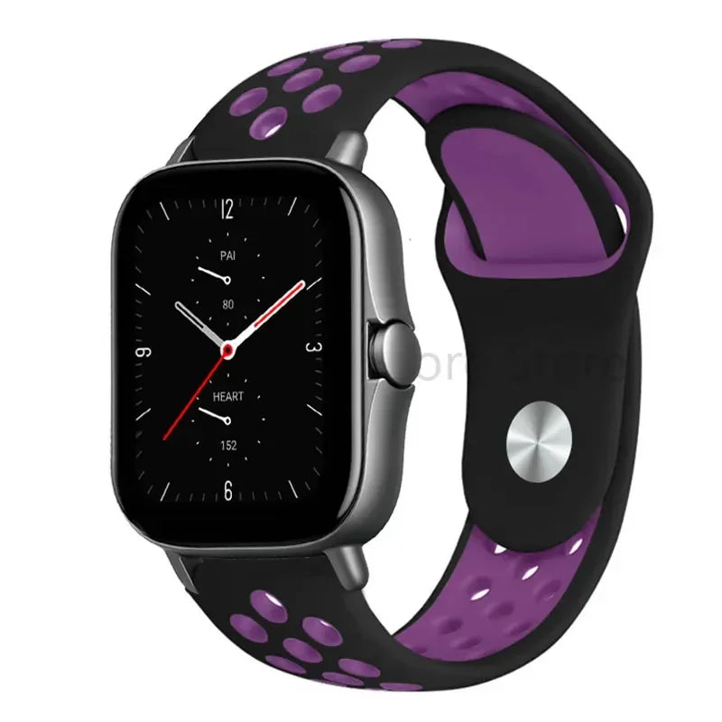 20mm/22mm Watch strap For Amazfit GTS 4-3-2e Mini/GTR 4-3-2 47mm/GTR 2e/stratos 3 sport Bracelet Amazfit Bip 5/Bip 3 pro strap