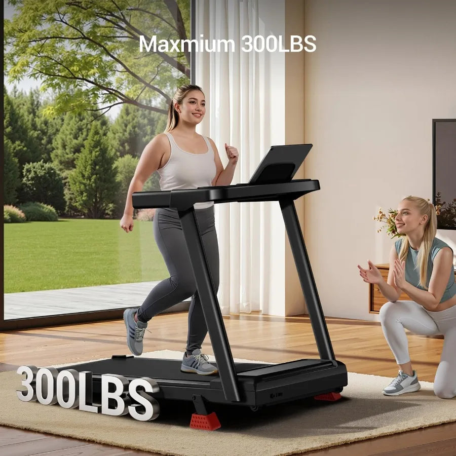 3in1 Portable Treadmill for Home Fitness with 15 Incline Adjustment Foldable Design for Easy Storage 300 Lbs Weight Capacity 3.