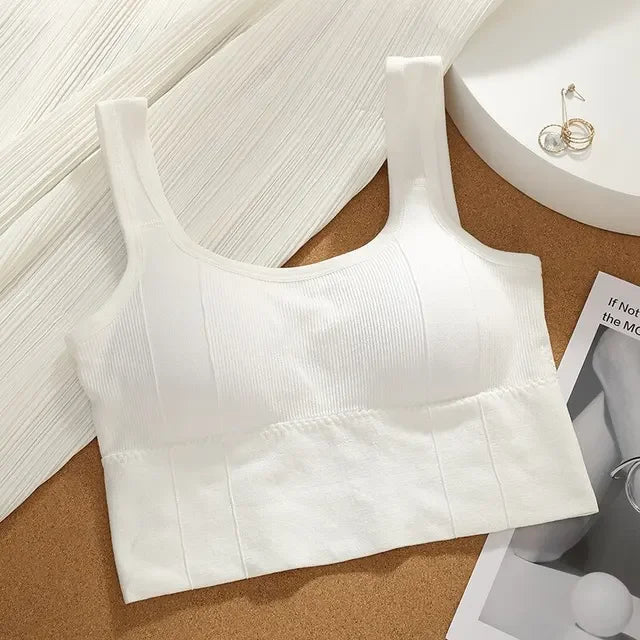 Breathable Sports Bra Anti-Sweat Fitness Top Women Seamless Yoga Bra Shockproof Crop Top Push Up Sport Bra Gym Workout Top - FitHealthHavenFitHealthHavenFitHealthHaven14:10White;5:200004046One size for 40-70kgWhiteOne size for 40-70kgBreathable Sports Bra Anti-Sweat Fitness Top Women Seamless Yoga Bra Shockproof Crop Top Push Up Sport Bra Gym Workout Top