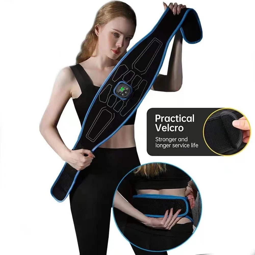 EMS Abdominal Toning Belt Electric Muscle Stimulation Muscle Toner Portable Fitness Massager Waist Trainer Body Slimming Shaping - FitHealthHavenFitHealthHavenFitHealthHaven14:200002130One SetOne SetEMS Abdominal Toning Belt Electric Muscle Stimulation Muscle Toner Portable Fitness Massager Waist Trainer Body Slimming Shaping