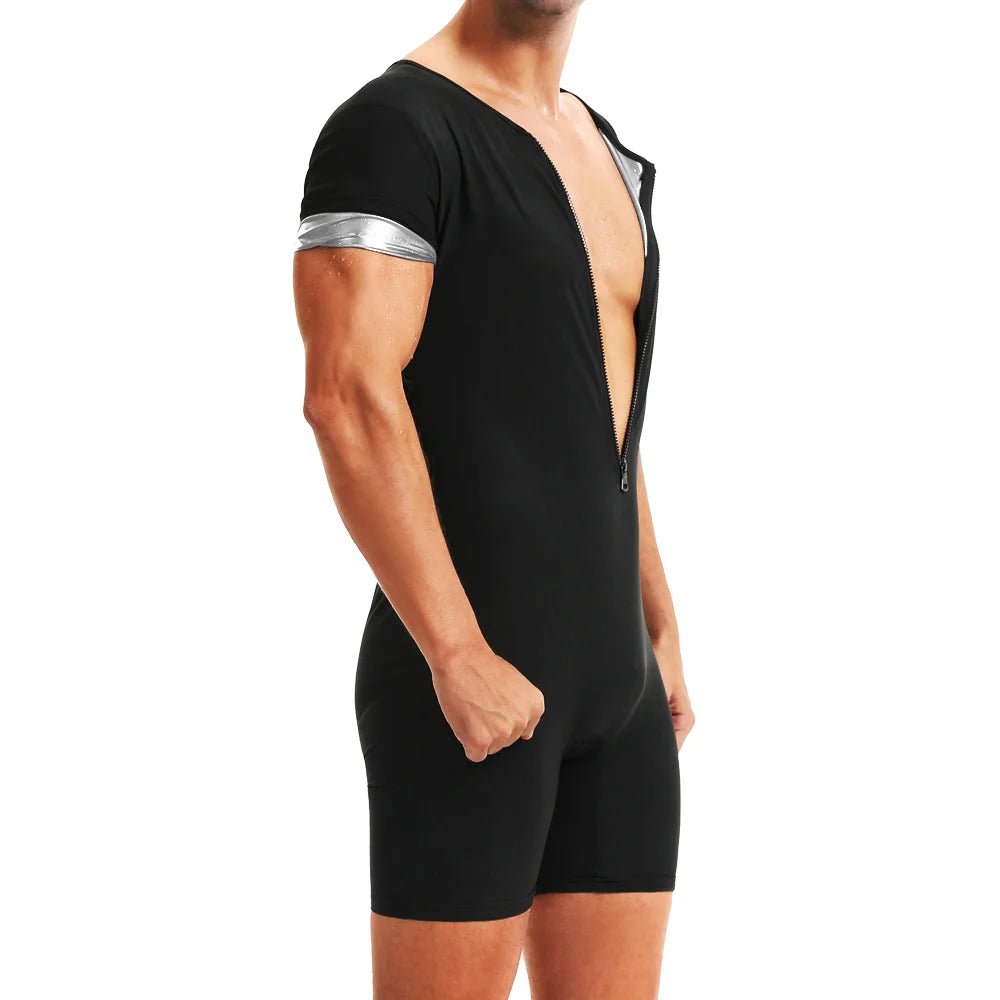 Men Sauna Suits Hot Sweating Jumpsuits Waist Trainer Weight Loss for Fitness Gym Exercise Training Wear Fat Burning Bodysuits - FitHealthHavenFitHealthHavenFitHealthHaven14:771Inner Silver;5:361386Inner SilverMMen Sauna Suits Hot Sweating Jumpsuits Waist Trainer Weight Loss for Fitness Gym Exercise Training Wear Fat Burning Bodysuits