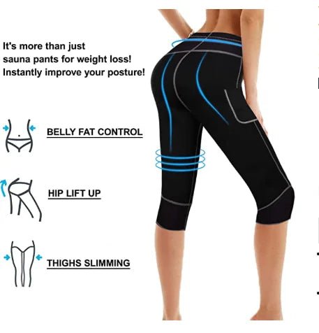 Neoprene Sauna Sweat Pants with Pocket for Women, Slimming Shorts, Compression Leggings, Body Shaper, Workout, Running, Hot - FitHealthHavenFitHealthHavenFitHealthHaven14:193;5:4183blackXXXLNeoprene Sauna Sweat Pants with Pocket for Women, Slimming Shorts, Compression Leggings, Body Shaper, Workout, Running, Hot