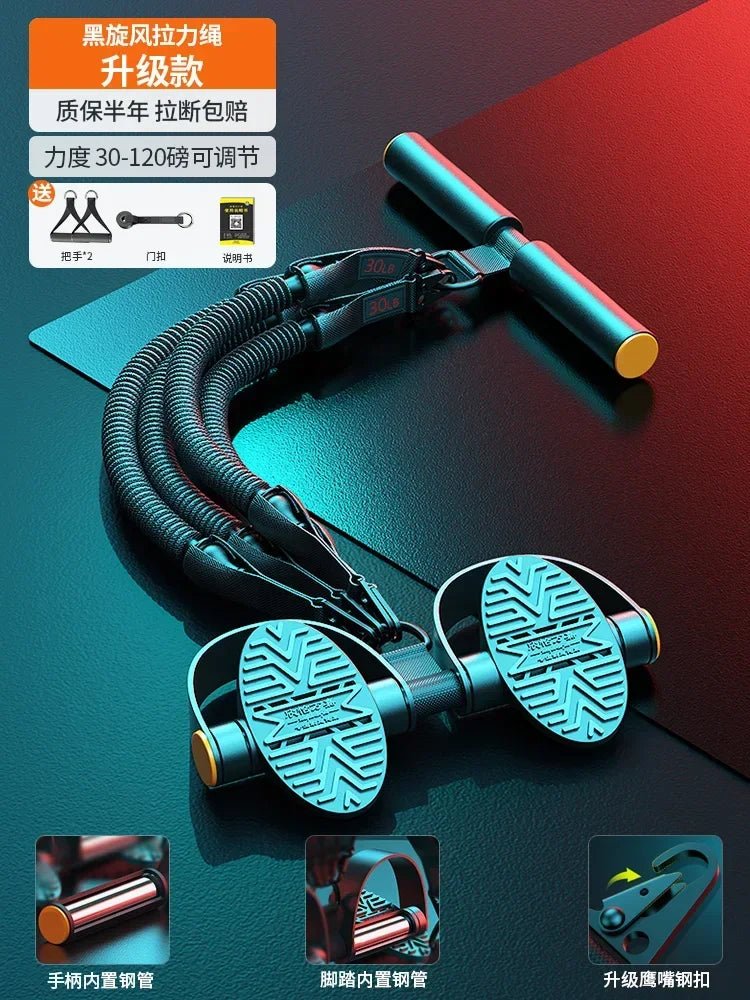 Pedal Type Tensioner Multifunctional Tension Device for men's Fitness,Back, Abdomen, and Abdominal Muscle Training, Pull Rope - FitHealthHavenFitHealthHavenFitHealthHaven14:29Pull 100 poundsPull 100 poundsPedal Type Tensioner Multifunctional Tension Device for men's Fitness,Back, Abdomen, and Abdominal Muscle Training, Pull Rope