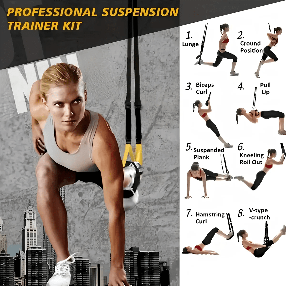 Suspended Training Belt with Bungee Storage Bag for Pull-ups, Pilates, Strength Training and Resistance Home Exercise Supplies - FitHealthHavenFitHealthHavenFitHealthHaven14:291set;200007763:2013361001setCHINASuspended Training Belt with Bungee Storage Bag for Pull-ups, Pilates, Strength Training and Resistance Home Exercise Supplies