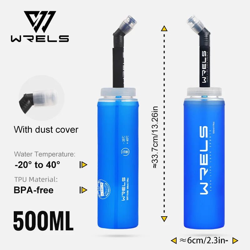 WRELS TPU Collapsible Soft Water Bottle for Hydration Pack Soft Flask Folding Water Bottles BPA-Free Sports Running Bottles - FitHealthHavenFitHealthHavenFitHealthHaven14:2000061521pc 500ml1pc 500mlWRELS TPU Collapsible Soft Water Bottle for Hydration Pack Soft Flask Folding Water Bottles BPA-Free Sports Running Bottles