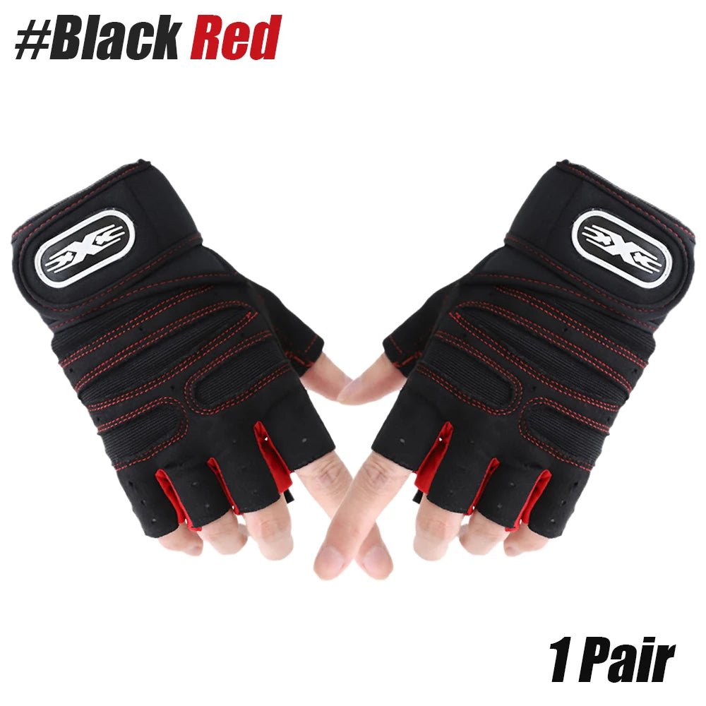 1 Pair Workout Gloves, Antislip Weight Lifting Gloves, Superior Grip & Palm Protection for Weightlifting, Fitness, Gym, Cycling - FitHealthHavenFitHealthHavenFitHealthHaven14:200006152Black Red;325:1216MBlack RedM1 Pair Workout Gloves, Antislip Weight Lifting Gloves, Superior Grip & Palm Protection for Weightlifting, Fitness, Gym, Cycling