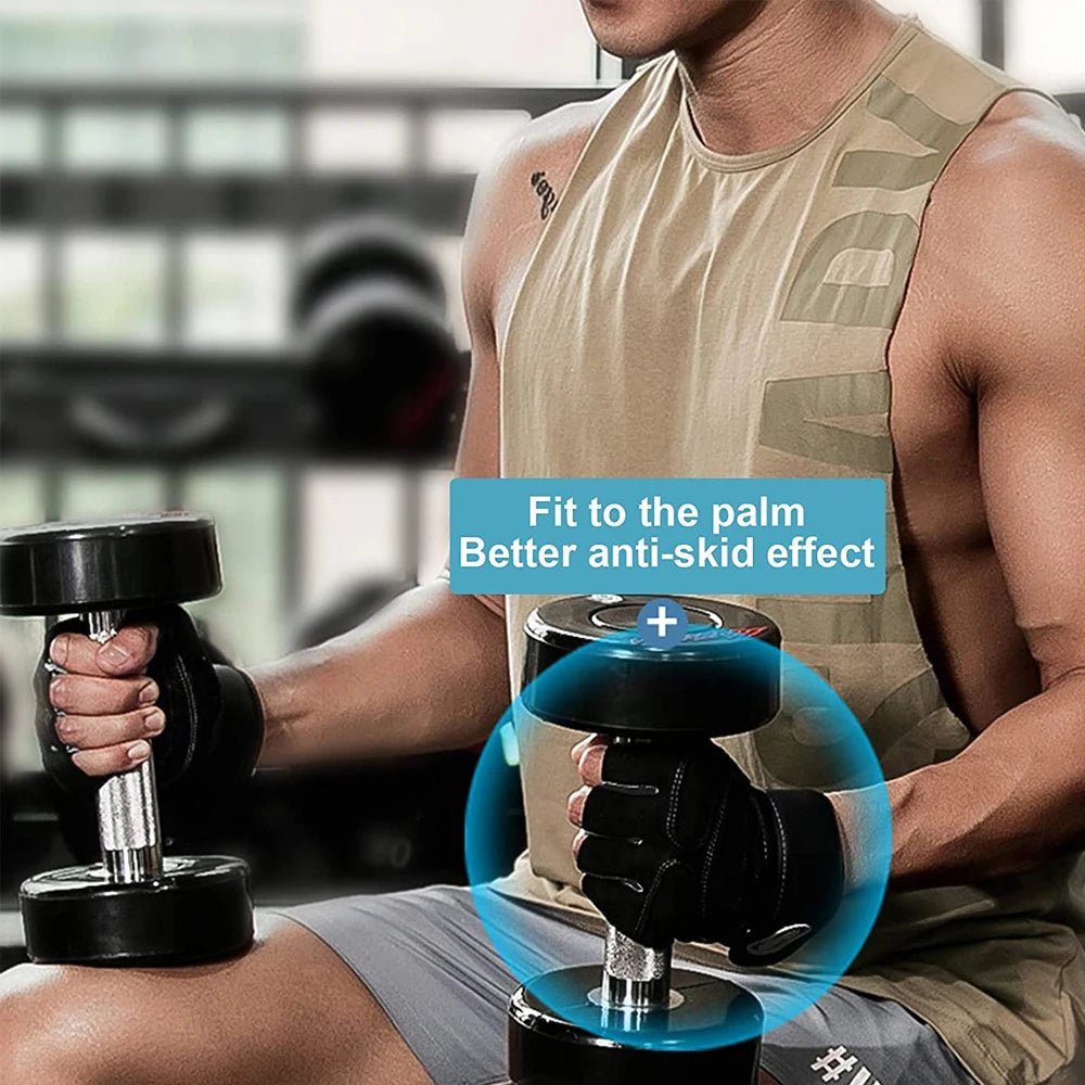 1 Pair Workout Gloves, Antislip Weight Lifting Gloves, Superior Grip & Palm Protection for Weightlifting, Fitness, Gym, Cycling - FitHealthHavenFitHealthHavenFitHealthHaven14:200006153Black Blue;325:200004166LBlack BlueL1 Pair Workout Gloves, Antislip Weight Lifting Gloves, Superior Grip & Palm Protection for Weightlifting, Fitness, Gym, Cycling