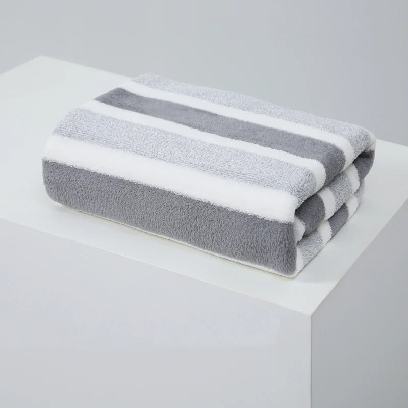 1 Pc Thickened Absorbent Bath Towel Soft Face Towel for Home - FitHealthHavenFitHealthHavenFitHealthHaven14:3363656gray;5:9492737570x130cmgray70x130cm1 Pc Thickened Absorbent Bath Towel Soft Face Towel for Home