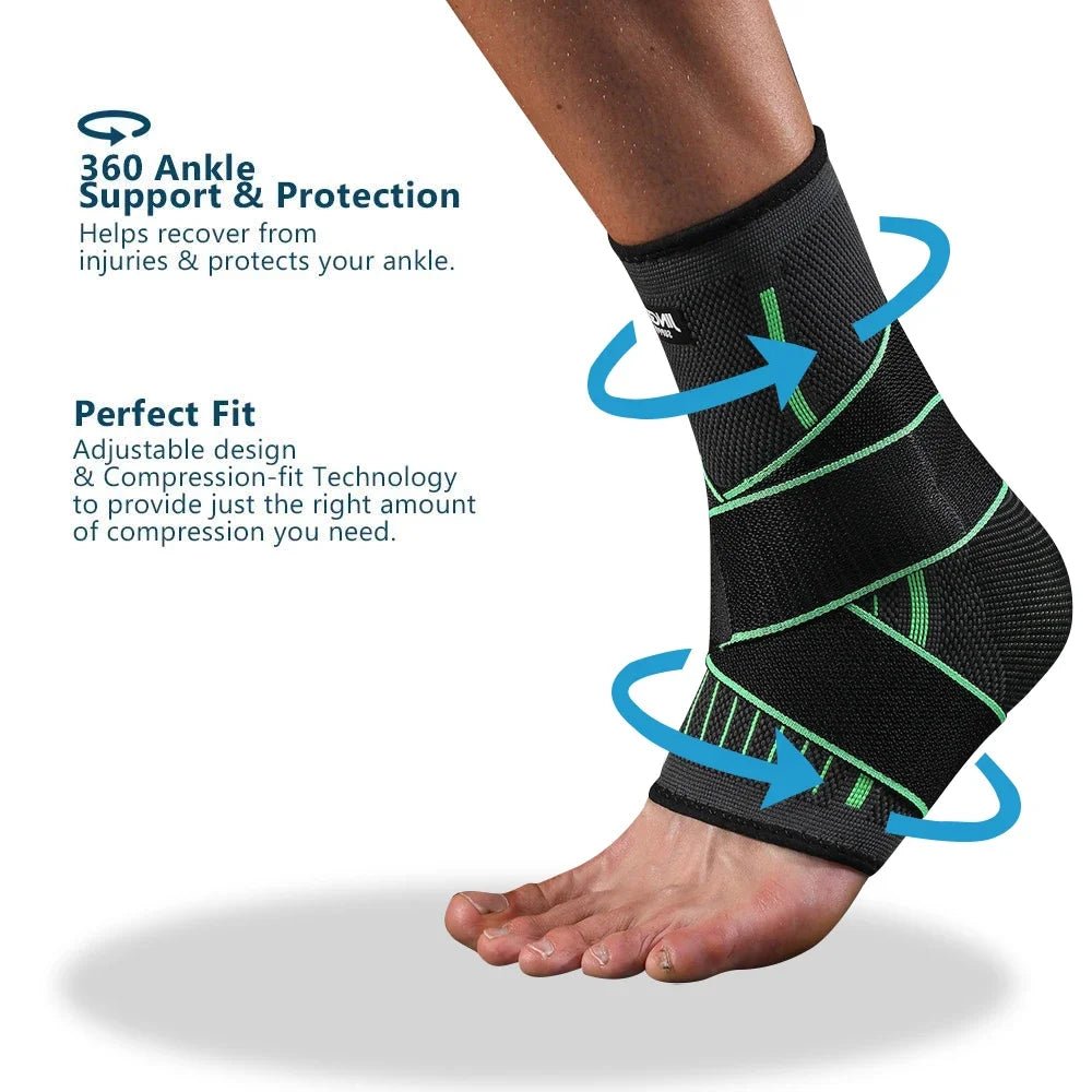 1 Pcs Ankle Brace Compression Sleeve, Adjustable Ankle Support Strap for Sprained, Plantar Fasciitis, Injury Recovery, Running - FitHealthHavenFitHealthHavenFitHealthHaven14:200025551Orange;5:361385OrangeL1 Pcs Ankle Brace Compression Sleeve, Adjustable Ankle Support Strap for Sprained, Plantar Fasciitis, Injury Recovery, Running