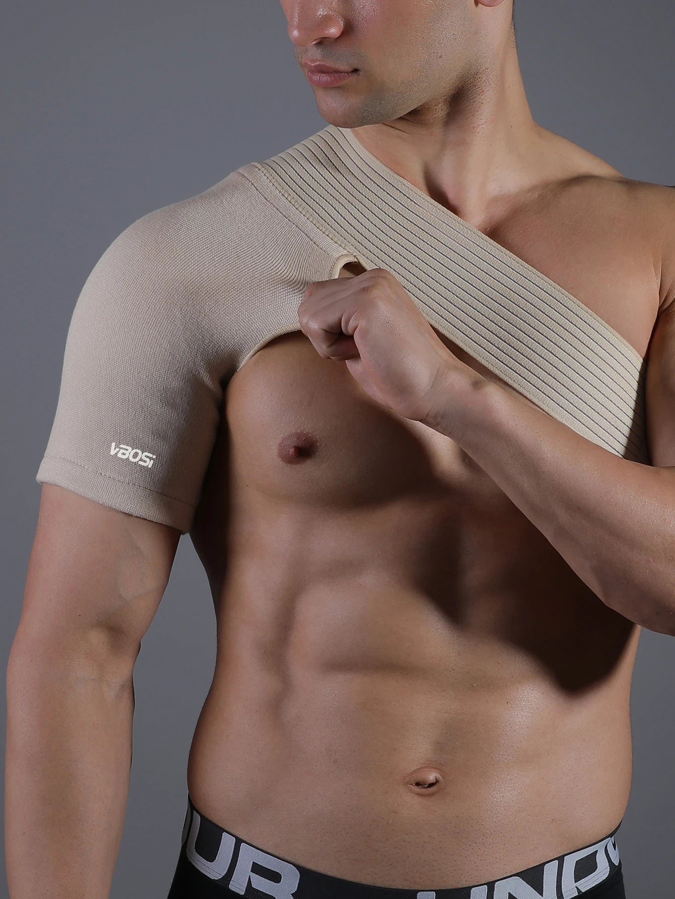 1 Piece Breathable Elastic Shoulder Support Upper Back Brace - FitHealthHavenFitHealthHavenFitHealthHaven14:200003699Biege;5:4181one sizeBiegeone size1 Piece Breathable Elastic Shoulder Support Upper Back Brace