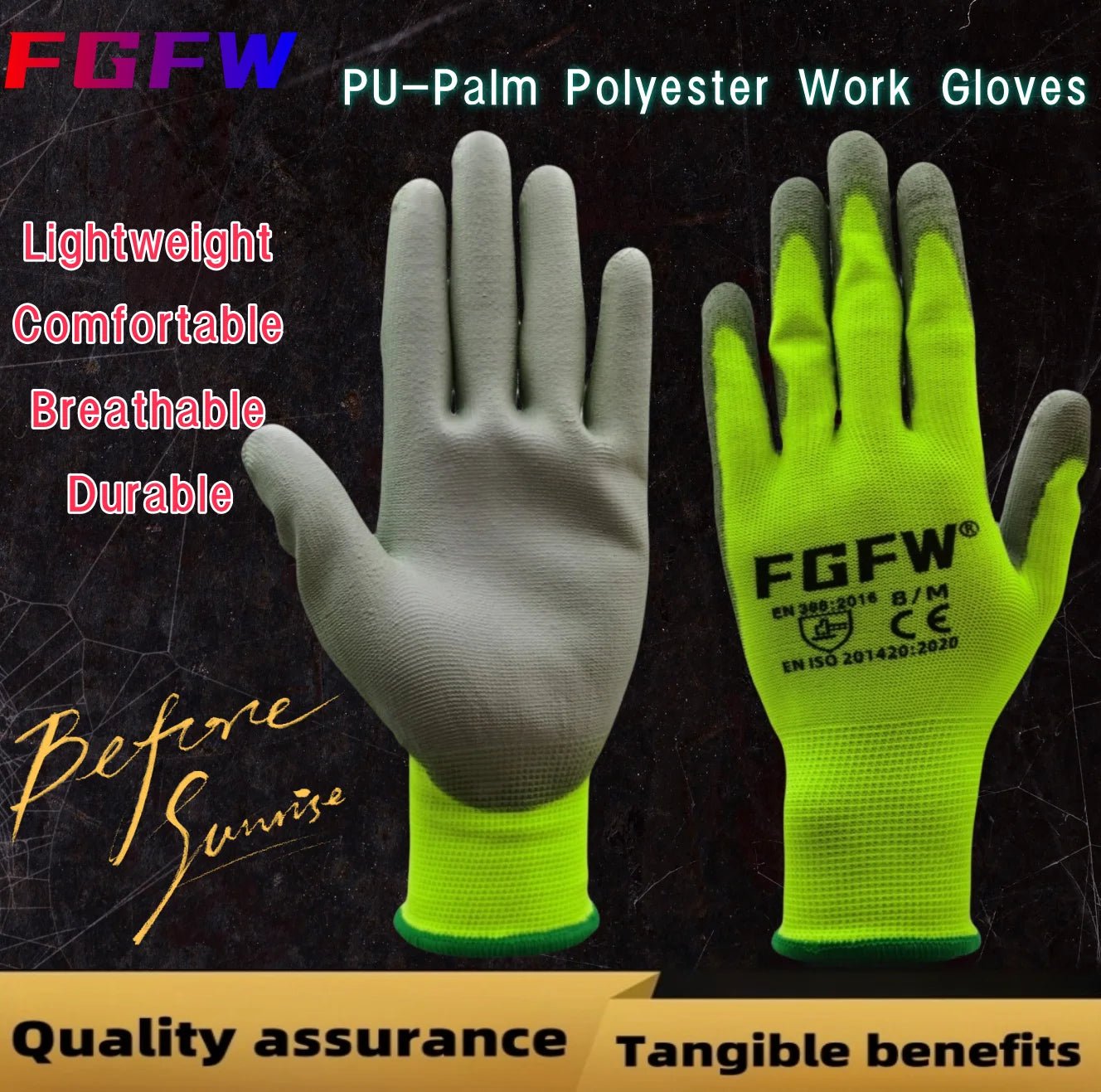 10 Pairs PU Coated Work Gloves - Lightweight, Durable Safety Gloves EN 388/ISO20471 Certified, Sizes S/M/L/XL - FitHealthHavenFitHealthHavenFitHealthHaven14:200000195L-code 10pairsL-code 10pairs10 Pairs PU Coated Work Gloves - Lightweight, Durable Safety Gloves EN 388/ISO20471 Certified, Sizes S/M/L/XL