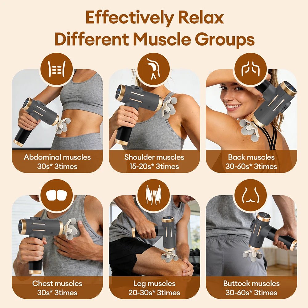 11-IN-1 Electric Massage Gun 99 Level Powerful Fascia Gun High-Frequency Vibration Body Massage Gun Arms Leg Muscle masajeador - FitHealthHavenFitHealthHavenFitHealthHaven14:371BlackBlack11-IN-1 Electric Massage Gun 99 Level Powerful Fascia Gun High-Frequency Vibration Body Massage Gun Arms Leg Muscle masajeador
