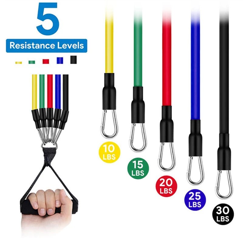 11pcs/Set Pull Rope, Resistance Bands, Portable Fitness Equipment, Ankle Strap, Chest Expander, Elastic Exercise Band - FitHealthHavenFitHealthHavenFitHealthHaven14:193;200009142:100010420black1111pcs/Set Pull Rope, Resistance Bands, Portable Fitness Equipment, Ankle Strap, Chest Expander, Elastic Exercise Band