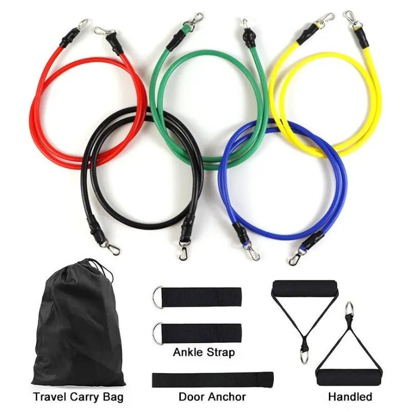 11pcs/Set Pull Rope, Resistance Bands, Portable Fitness Equipment, Ankle Strap, Chest Expander, Elastic Exercise Band - FitHealthHavenFitHealthHavenFitHealthHaven200009142:1000104201111pcs/Set Pull Rope, Resistance Bands, Portable Fitness Equipment, Ankle Strap, Chest Expander, Elastic Exercise Band