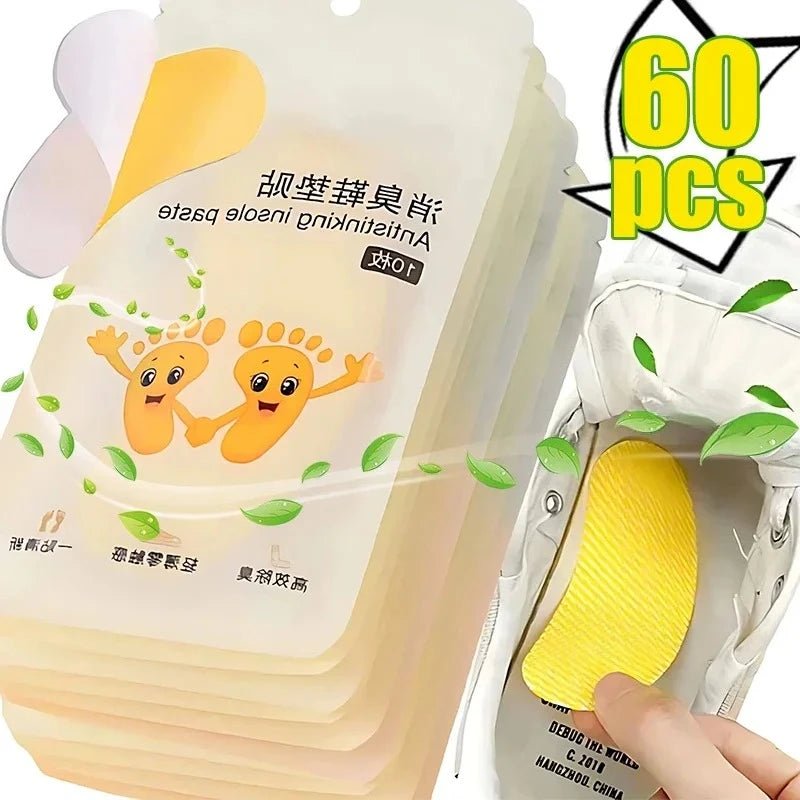 12-60pcs Shoes Odor Remover Deodorant Patch Lemon Athlete's Foot Soothing Insole Stickers Antibacterial Antiperspirant Foot Care - FitHealthHavenFitHealthHavenFitHealthHaven14:173White tea;200000124:20000028224pcs;200007763:201336100White tea24pcsCHINA12-60pcs Shoes Odor Remover Deodorant Patch Lemon Athlete's Foot Soothing Insole Stickers Antibacterial Antiperspirant Foot Care