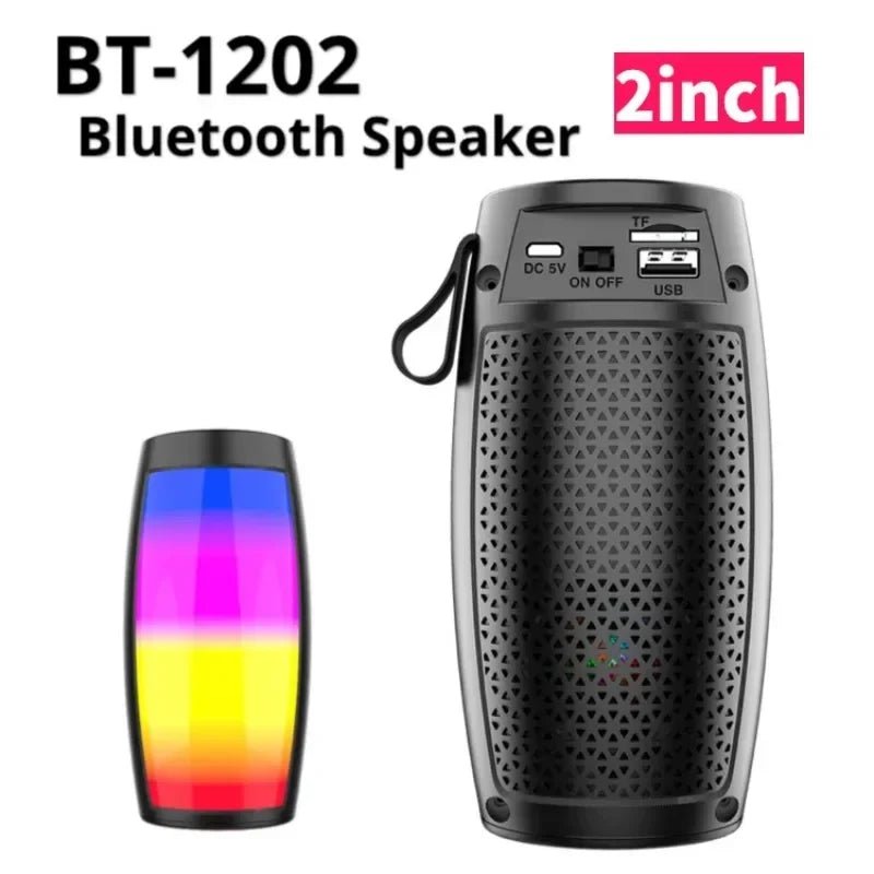 1202 TWS Shocking Heavy Bass Outdoor Portable Wireless Bluetooth Speaker Household Small Speaker High Volume Subwoofer - FitHealthHavenFitHealthHavenFitHealthHaven14:193black1202 TWS Shocking Heavy Bass Outdoor Portable Wireless Bluetooth Speaker Household Small Speaker High Volume Subwoofer