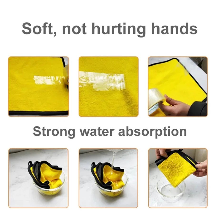 1/2/6pcs Microfiber Cleaning Towel Thicken Soft Drying Cloth Car Body Washing Towels Double Layer Clean Rags Car Accessories - FitHealthHavenFitHealthHavenFitHealthHaven14:19330x60 2pc30x60 2pc1/2/6pcs Microfiber Cleaning Towel Thicken Soft Drying Cloth Car Body Washing Towels Double Layer Clean Rags Car Accessories