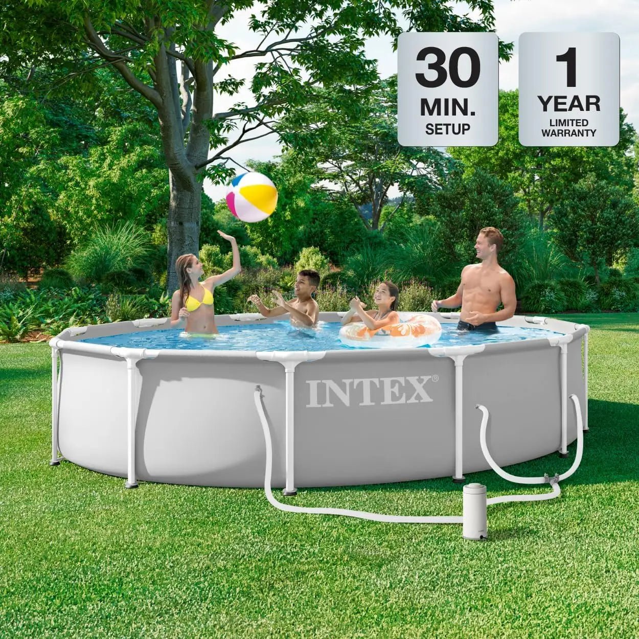 12ft x 30in Premium Above Ground Swimming Pool Set with Filter Pump, Easy Setup, Durable 3-Ply Material, Oval Supports - FitHealthHavenFitHealthHavenFitHealthHaven200007763:201336106United States12ft x 30in Premium Above Ground Swimming Pool Set with Filter Pump, Easy Setup, Durable 3-Ply Material, Oval Supports