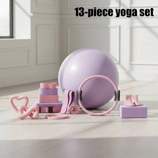 13 PCS Complete Pilates Set: Exercise Ball, Resistance Bands, Pilates Ring & More for Home Workouts - FitHealthHavenFitHealthHavenFitHealthHaven14:193purplepurple13 PCS Complete Pilates Set: Exercise Ball, Resistance Bands, Pilates Ring & More for Home Workouts