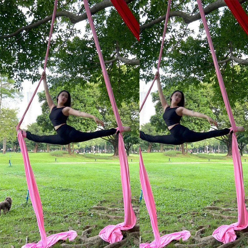 17.5yards 16m Aerial Silks Fabric for GYM Outdoor Yoga Hammock Aerial Silk Swing Fitness at Home Body Building Pilates Belt - FitHealthHavenFitHealthHavenFitHealthHaven14:100018786light yellow;200007763:201336100light yellowCHINA17.5yards 16m Aerial Silks Fabric for GYM Outdoor Yoga Hammock Aerial Silk Swing Fitness at Home Body Building Pilates Belt