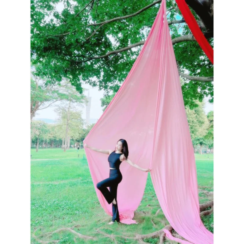 17.5yards 16m Aerial Silks Fabric for GYM Outdoor Yoga Hammock Aerial Silk Swing Fitness at Home Body Building Pilates Belt - FitHealthHavenFitHealthHavenFitHealthHaven14:100018786light yellow;200007763:201336100light yellowCHINA17.5yards 16m Aerial Silks Fabric for GYM Outdoor Yoga Hammock Aerial Silk Swing Fitness at Home Body Building Pilates Belt