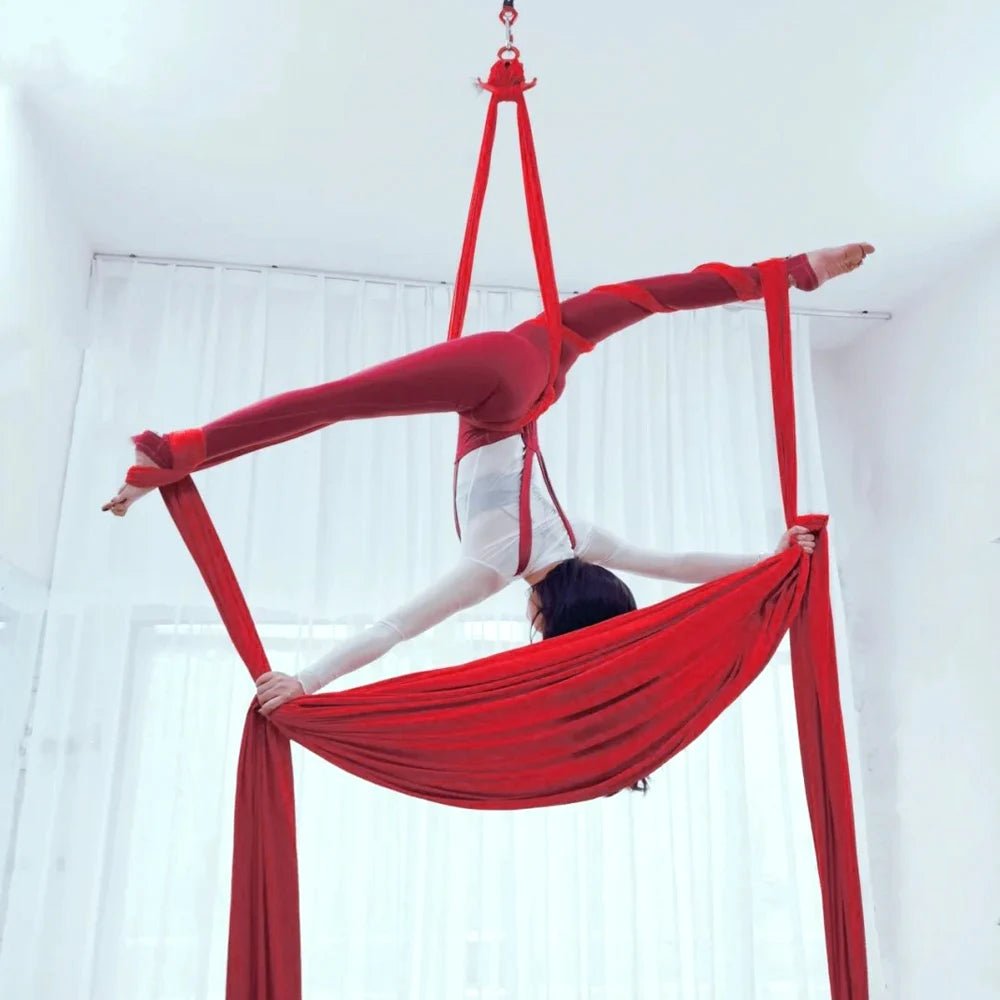 17.5yards 16m Aerial Silks Fabric for GYM Outdoor Yoga Hammock Aerial Silk Swing Fitness at Home Body Building Pilates Belt - FitHealthHavenFitHealthHavenFitHealthHaven14:100018786light yellow;200007763:201336100light yellowCHINA17.5yards 16m Aerial Silks Fabric for GYM Outdoor Yoga Hammock Aerial Silk Swing Fitness at Home Body Building Pilates Belt