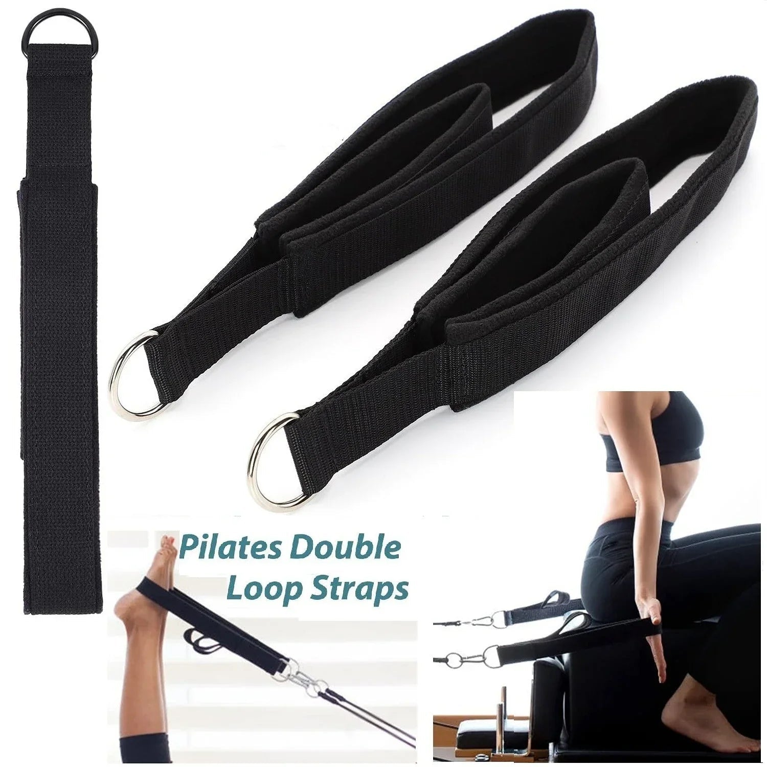 1PC Double Ring Elastic Yoga Pilates Bed Exercise Accessory Ankle Buckle Pilates Stretch Strap Resistance Band Elastic Cord - FitHealthHavenFitHealthHavenFitHealthHaven14:771black-1pcsblack-1pcs1PC Double Ring Elastic Yoga Pilates Bed Exercise Accessory Ankle Buckle Pilates Stretch Strap Resistance Band Elastic Cord