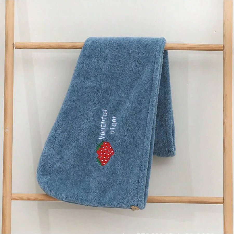 1Pc Embroidery Style Hair Drying Cap, Coral Fleece Thickened Hair Towel for Bathroom, Women's Absorbent Quick Drying Shower Cap, - FitHealthHavenFitHealthHavenFitHealthHaven14:173Blue1Pc Embroidery Style Hair Drying Cap, Coral Fleece Thickened Hair Towel for Bathroom, Women's Absorbent Quick Drying Shower Cap,