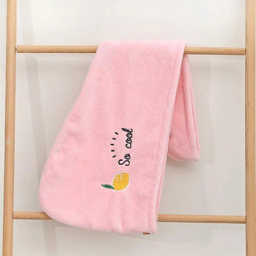 1Pc Embroidery Style Hair Drying Cap, Coral Fleece Thickened Hair Towel for Bathroom, Women's Absorbent Quick Drying Shower Cap, - FitHealthHavenFitHealthHavenFitHealthHaven14:1052Pink1Pc Embroidery Style Hair Drying Cap, Coral Fleece Thickened Hair Towel for Bathroom, Women's Absorbent Quick Drying Shower Cap,