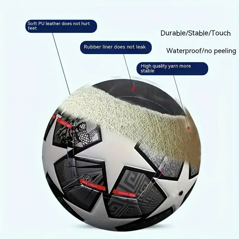 1pc No. 5 PU Classic Soccer Ball For Adult Training Game - FitHealthHavenFitHealthHavenFitHealthHaven14:496BlackBlack1pc No. 5 PU Classic Soccer Ball For Adult Training Game