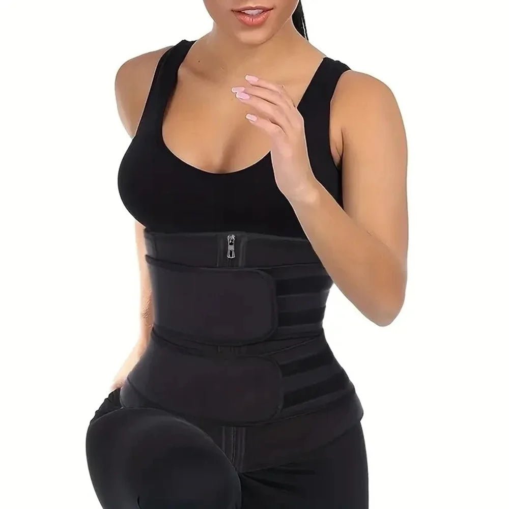 1pc Waist Trainer Slimming Body Shaper Fitness Belt Weight Loss Fat Burning Sport Girdle Sweat Trimmer Workout Cincher Shapewear - FitHealthHavenFitHealthHavenFitHealthHaven14:10MH;5:100014064MHS1pc Waist Trainer Slimming Body Shaper Fitness Belt Weight Loss Fat Burning Sport Girdle Sweat Trimmer Workout Cincher Shapewear