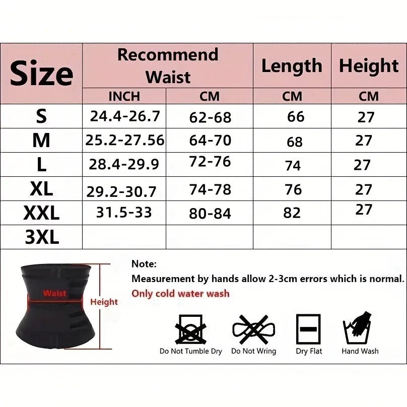 1pc Waist Trainer Slimming Body Shaper Fitness Belt Weight Loss Fat Burning Sport Girdle Sweat Trimmer Workout Cincher Shapewear - FitHealthHavenFitHealthHavenFitHealthHaven14:10MH;5:100014064MHS1pc Waist Trainer Slimming Body Shaper Fitness Belt Weight Loss Fat Burning Sport Girdle Sweat Trimmer Workout Cincher Shapewear