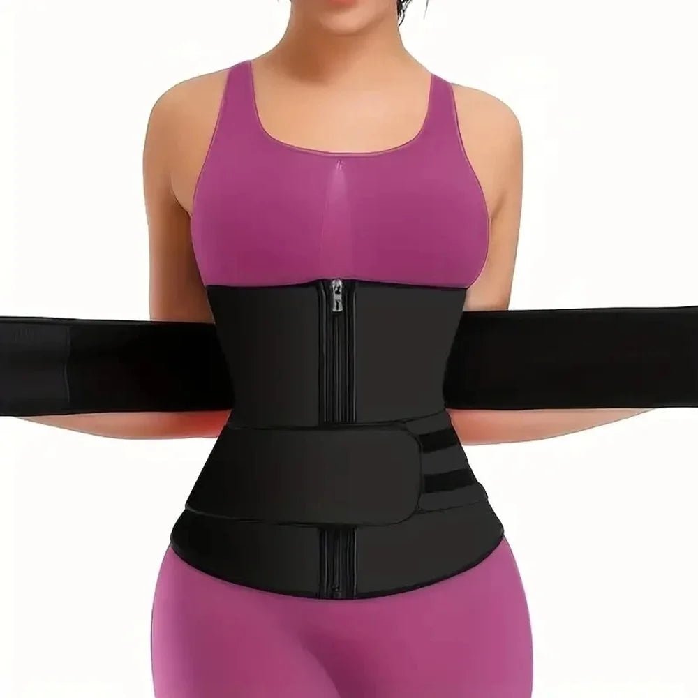 1pc Waist Trainer Slimming Body Shaper Fitness Belt Weight Loss Fat Burning Sport Girdle Sweat Trimmer Workout Cincher Shapewear - FitHealthHavenFitHealthHavenFitHealthHaven14:193H;5:4182HXXL1pc Waist Trainer Slimming Body Shaper Fitness Belt Weight Loss Fat Burning Sport Girdle Sweat Trimmer Workout Cincher Shapewear