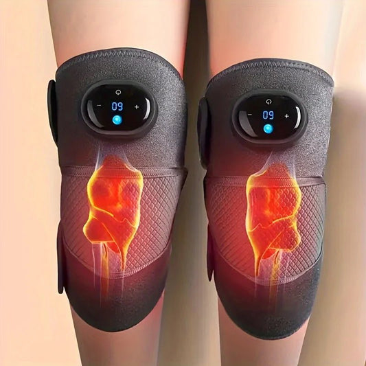 1Pc/2Pcs Heated Knee Massager, 3-in-1 Heated Knee, Elbow, and Shoulder Wrap, Vibrating Knee Heating Pad, 3 Adjustable Vibration and Heating Modes, Heating Pad for Knee, Elbow, Shoulder, and Leg Relaxation (Dual-Use Device) - FitHealthHavenFitHealthHavenFitHealthHaven14:1931Pcs Black1Pcs Black1Pc/2Pcs Heated Knee Massager, 3-in-1 Heated Knee, Elbow, and Shoulder Wrap, Vibrating Knee Heating Pad, 3 Adjustable Vibration and Heating Modes, Heating Pad for Knee, Elbow, Shoulder, and Leg Relaxation (D