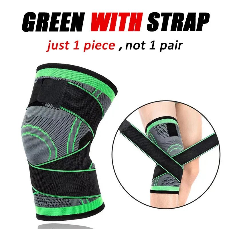 1PCS Adjustable Sports Knee Pad Knee Pain Relief Patella Stabilizer Brace Support for Hiking Soccer Basketball Running Sport - FitHealthHavenFitHealthHavenFitHealthHaven14:29Green With Straps;5:100014065Green With StrapsXL1PCS Adjustable Sports Knee Pad Knee Pain Relief Patella Stabilizer Brace Support for Hiking Soccer Basketball Running Sport