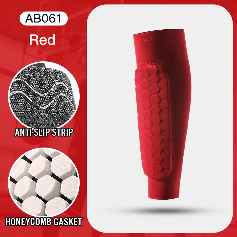 1Pcs Football Shin Guard Socks Sleeves with Foam,Calf Compression Sleeve Honeycomb Pads,Sports Legging & Soccer Equipment - FitHealthHavenFitHealthHavenFitHealthHaven14:350850red;5:100014065redXL1Pcs Football Shin Guard Socks Sleeves with Foam,Calf Compression Sleeve Honeycomb Pads,Sports Legging & Soccer Equipment
