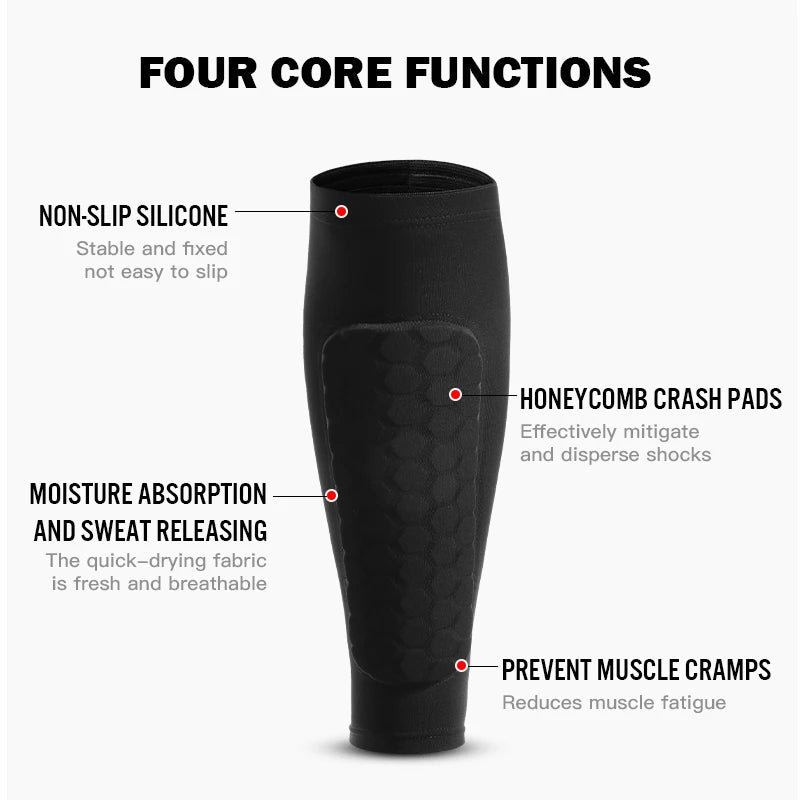 1Pcs Football Shin Guard Socks Sleeves with Foam,Calf Compression Sleeve Honeycomb Pads,Sports Legging & Soccer Equipment - FitHealthHavenFitHealthHavenFitHealthHaven14:771orange;5:361386orangeM1Pcs Football Shin Guard Socks Sleeves with Foam,Calf Compression Sleeve Honeycomb Pads,Sports Legging & Soccer Equipment