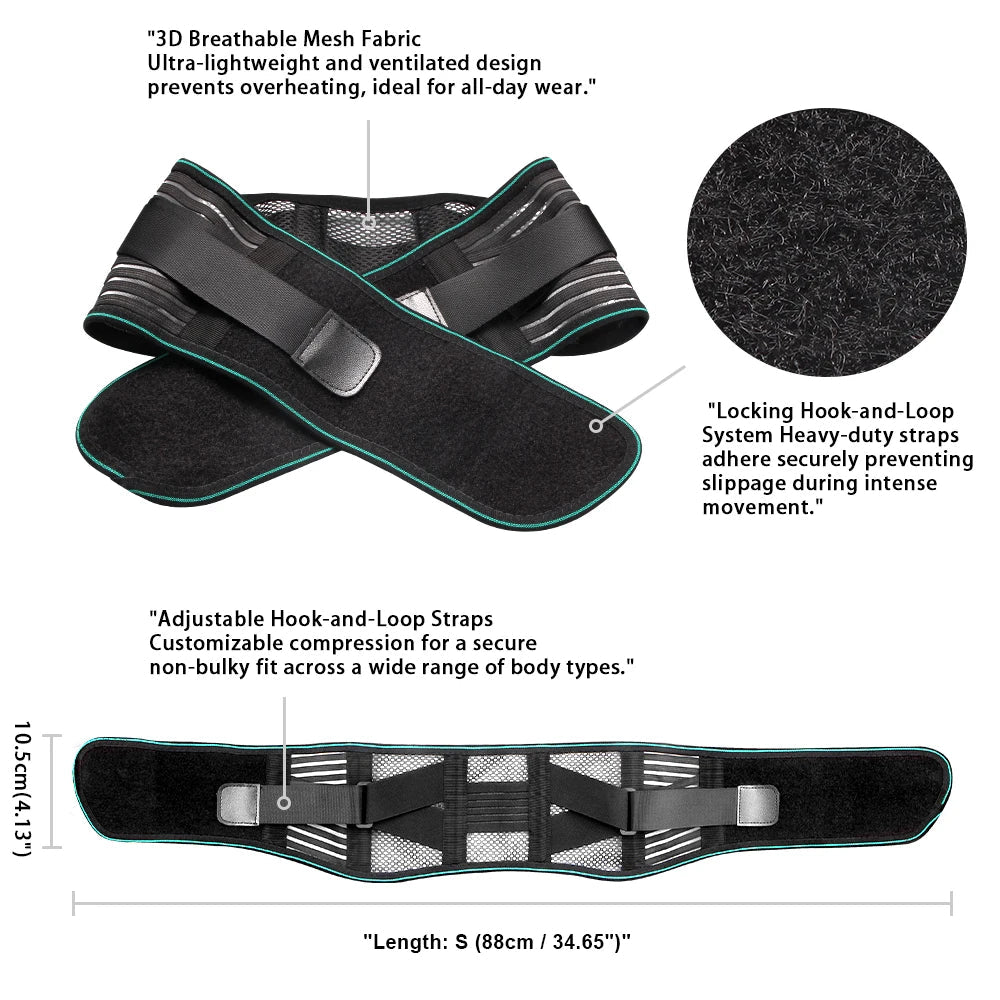 1PCS Lower Back Brace for Pain Relief – Adjustable Lumbar Support Belt for Sciatica- Breathable & Stabilizing with 4 Steel Stays - FitHealthHavenFitHealthHavenFitHealthHaven14:366Gray-1PCS;200007763:201336100;5:100014064SGray-1PCSChina Mainland1PCS Lower Back Brace for Pain Relief – Adjustable Lumbar Support Belt for Sciatica- Breathable & Stabilizing with 4 Steel Stays