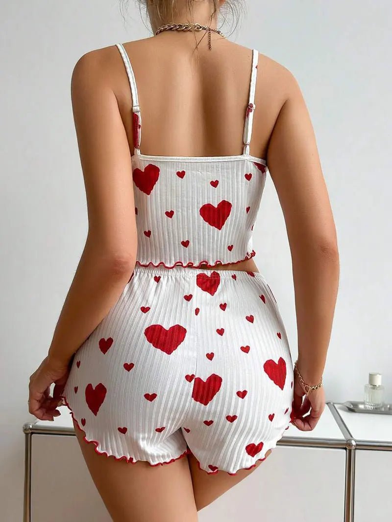 2 Pieces Set Women'S Pajama Shorts Suit Homewear Print Underwear Pijama Sexy Lingerie Camisoles Tanks Nighty Ladies Sleepwear - FitHealthHavenFitHealthHavenFitHealthHaven14:1931;5:1266897911XL2 Pieces Set Women'S Pajama Shorts Suit Homewear Print Underwear Pijama Sexy Lingerie Camisoles Tanks Nighty Ladies Sleepwear