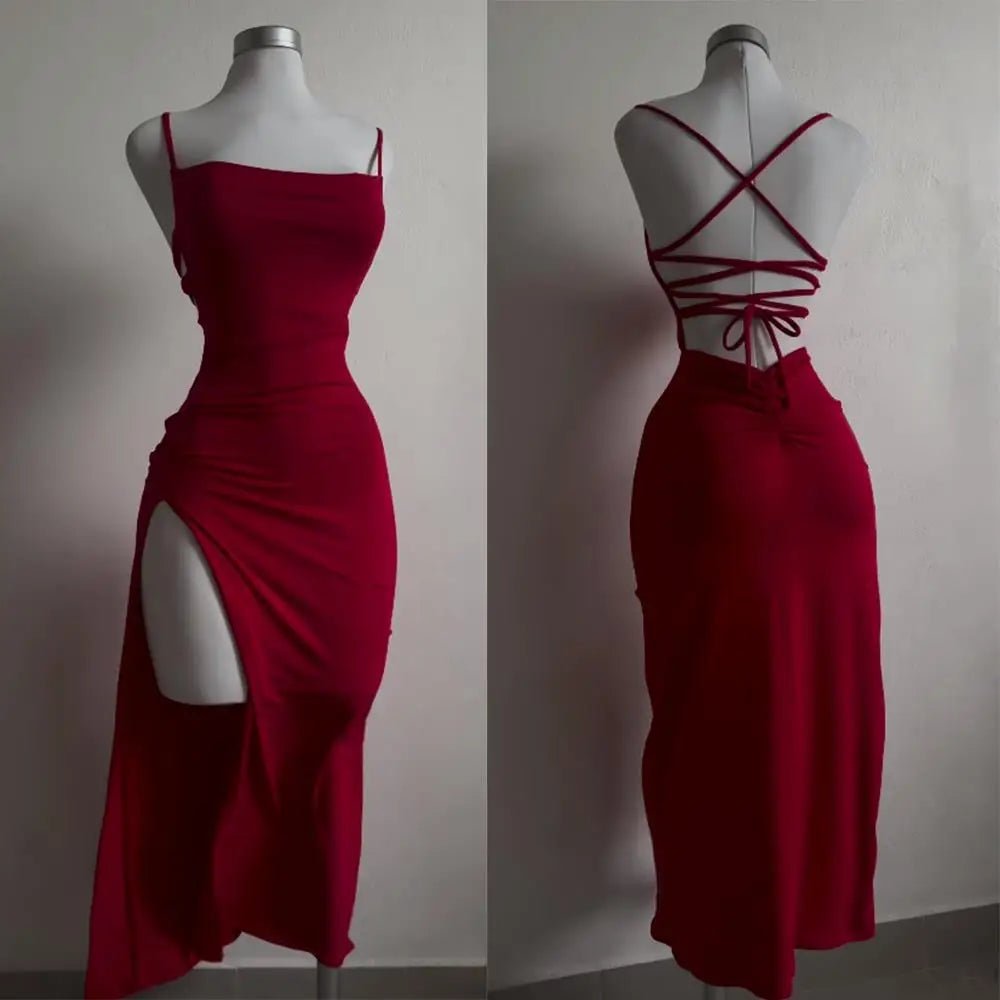 2024 explosive new dress summer high sensibility halter strap Spice Girl bag hip dress - FitHealthHavenFitHealthHavenFitHealthHaven14:193red;5:361386redM2024 explosive new dress summer high sensibility halter strap Spice Girl bag hip dress