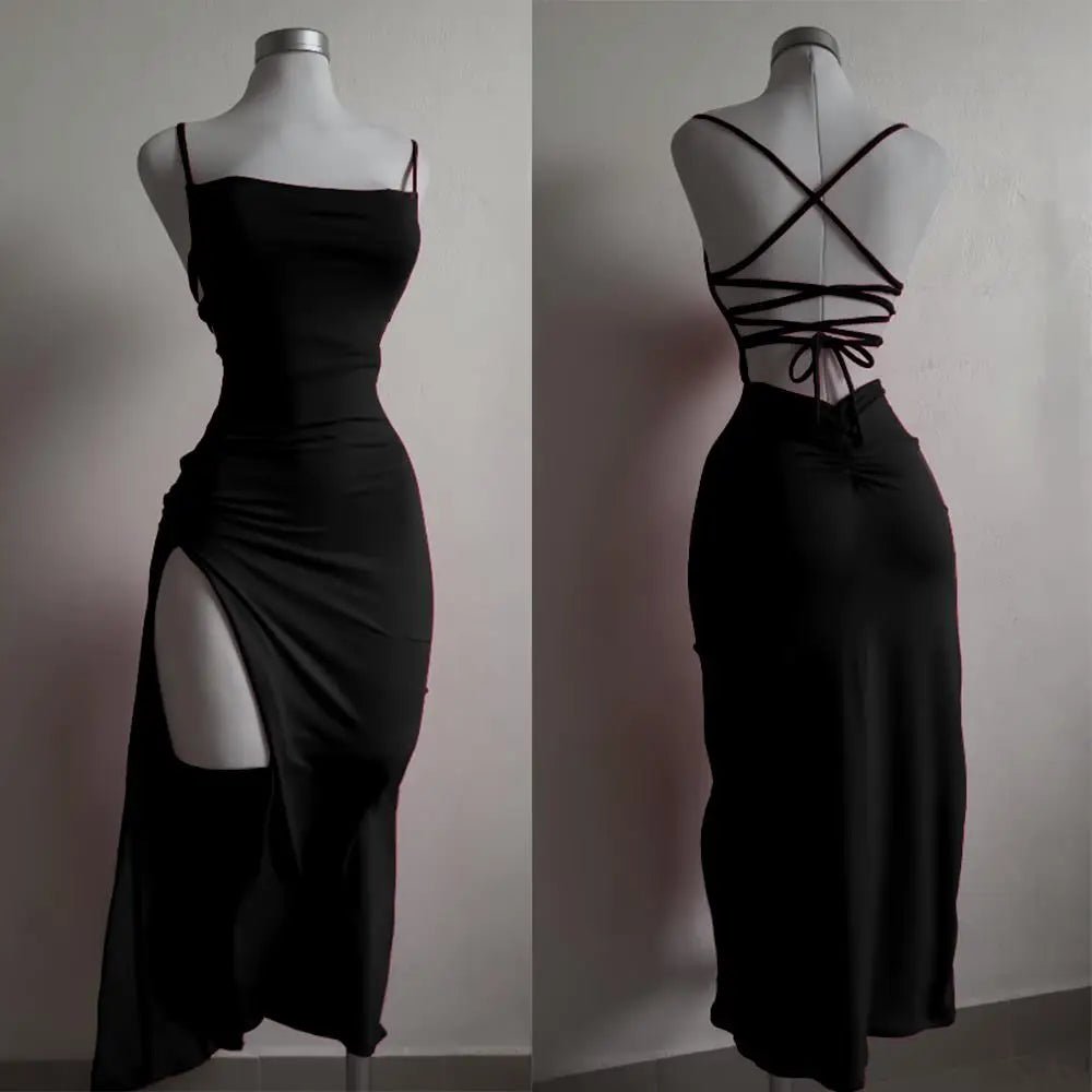 2024 explosive new dress summer high sensibility halter strap Spice Girl bag hip dress - FitHealthHavenFitHealthHavenFitHealthHaven14:771black;5:361385blackL2024 explosive new dress summer high sensibility halter strap Spice Girl bag hip dress