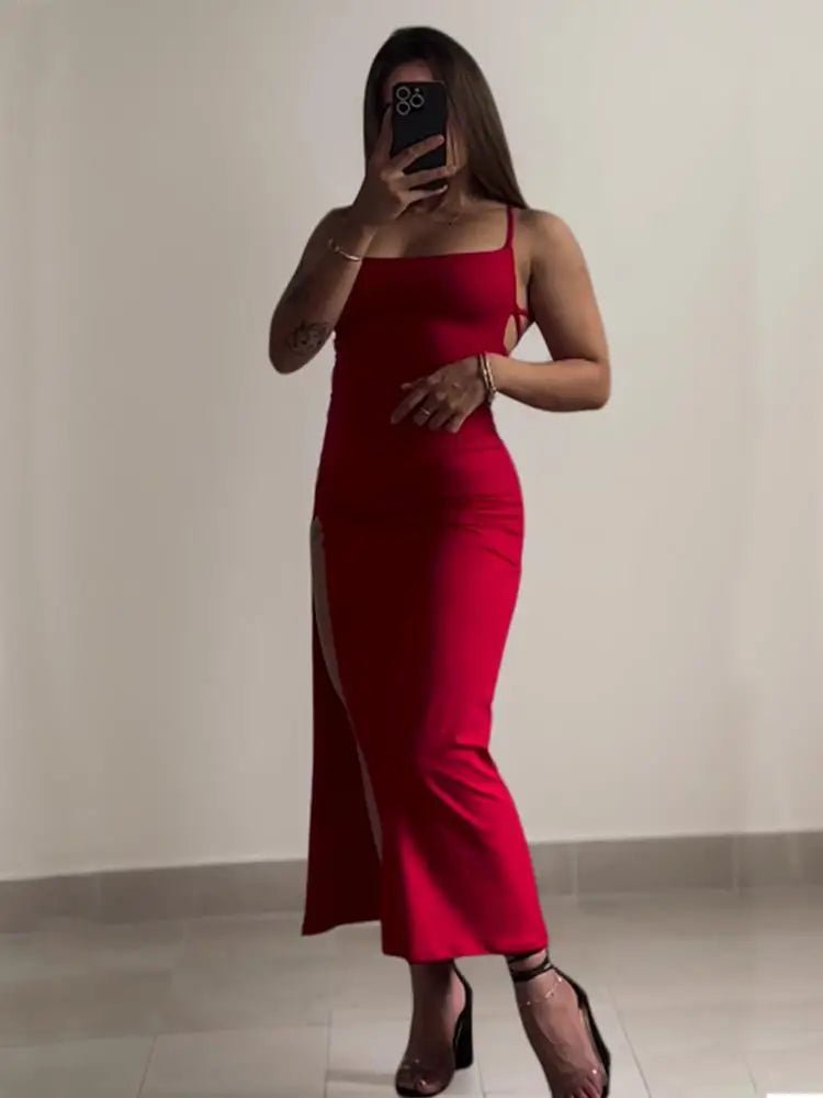 2024 explosive new dress summer high sensibility halter strap Spice Girl bag hip dress - FitHealthHavenFitHealthHavenFitHealthHaven14:193red;5:361386redM2024 explosive new dress summer high sensibility halter strap Spice Girl bag hip dress