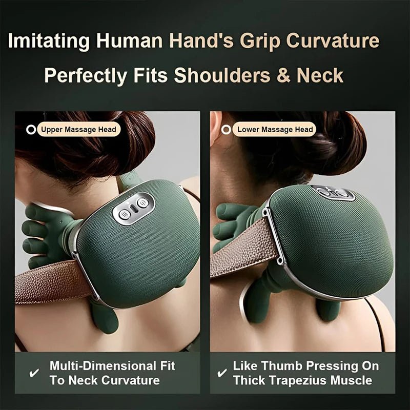2025 Bionic Neck Shoulder Massager N7 Kneading Massager Shawl 3-Level Modes Neck Cervical Waist Leg Body Muscles Massage Pillow - FitHealthHavenFitHealthHavenFitHealthHaven14:200003699Green With BoxGreen With Box2025 Bionic Neck Shoulder Massager N7 Kneading Massager Shawl 3-Level Modes Neck Cervical Waist Leg Body Muscles Massage Pillow