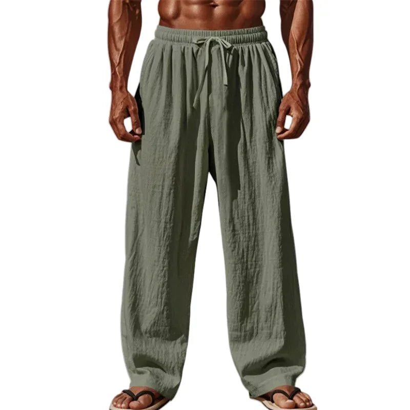 2025 New Men Cotton and Linen Casual Pants Simple and Comfortable Straight Leg Pants Waist Drawstring Plus Size Looser S-4XL - FitHealthHavenFitHealthHavenFitHealthHaven14:200001438Image Color;5:4183Image Color 2XXXL2025 New Men Cotton and Linen Casual Pants Simple and Comfortable Straight Leg Pants Waist Drawstring Plus Size Looser S-4XL